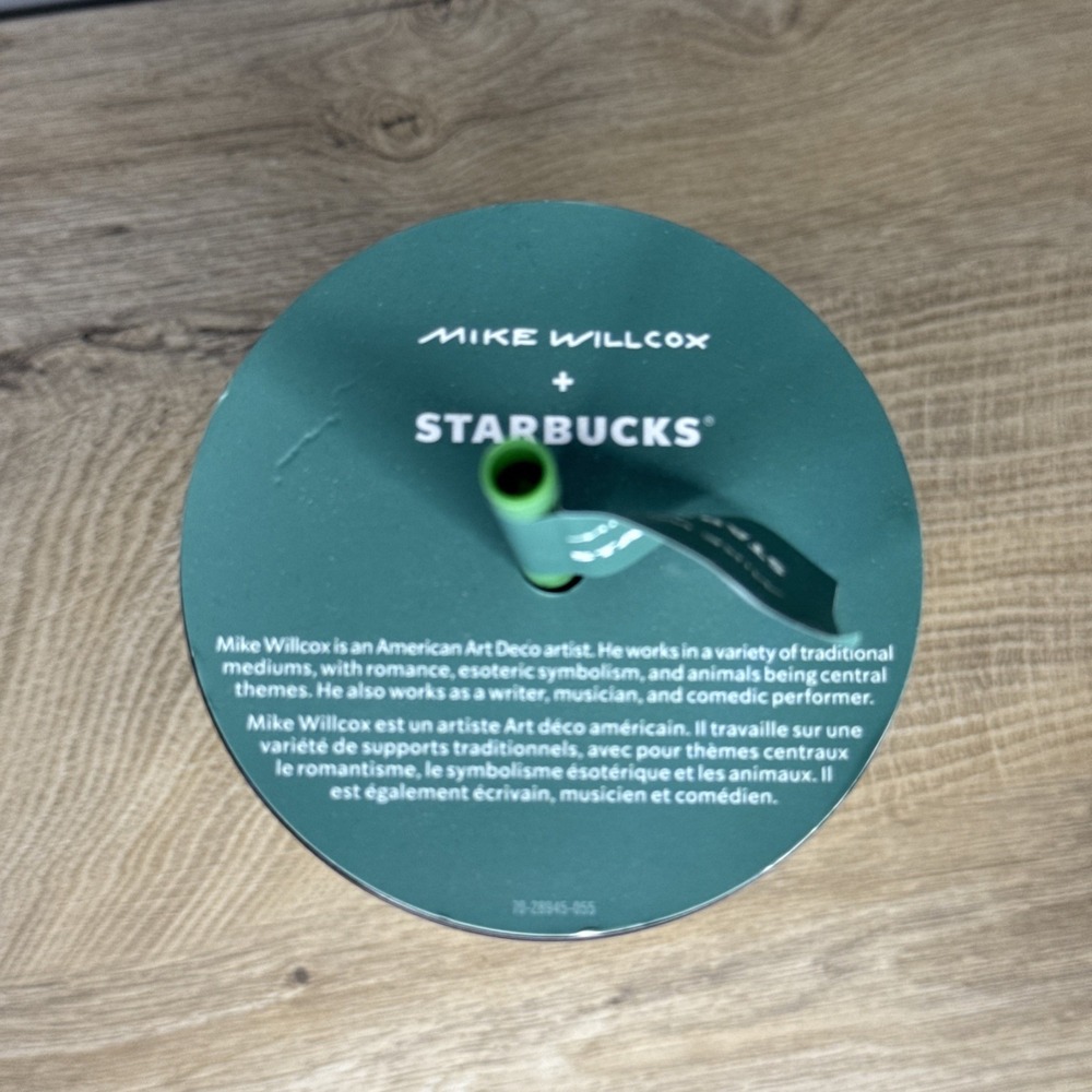 Starbucks x Mike Willcox Tumbler Venti 24oz Celestial Forest Swallow Bird Witchy - Picture 7 of 8